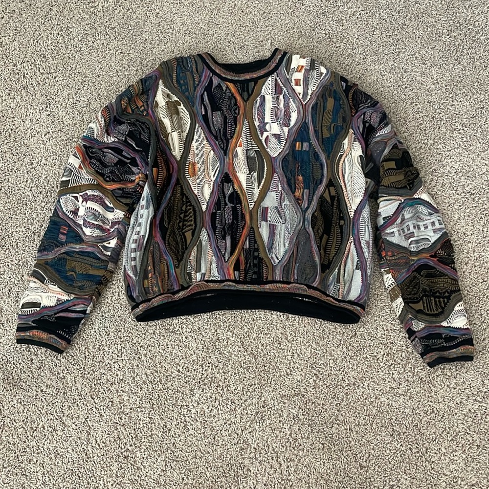 Vintage rainbow coogi sweater
